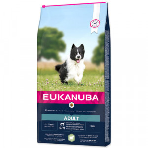 EUKANUBA DOG S/M LAMB & RICE sausā barība suņiem Jērs, rīsi 18kg